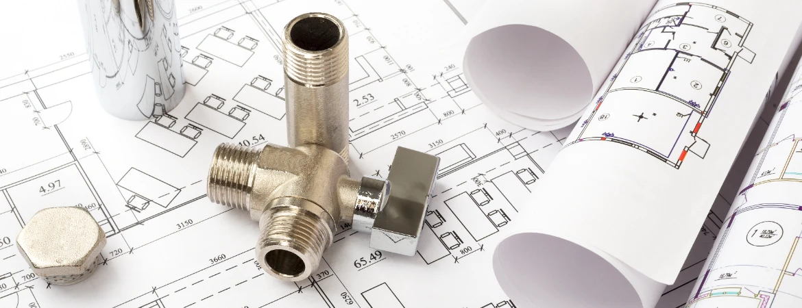 złączki na&nbsp;projektach budowlanych