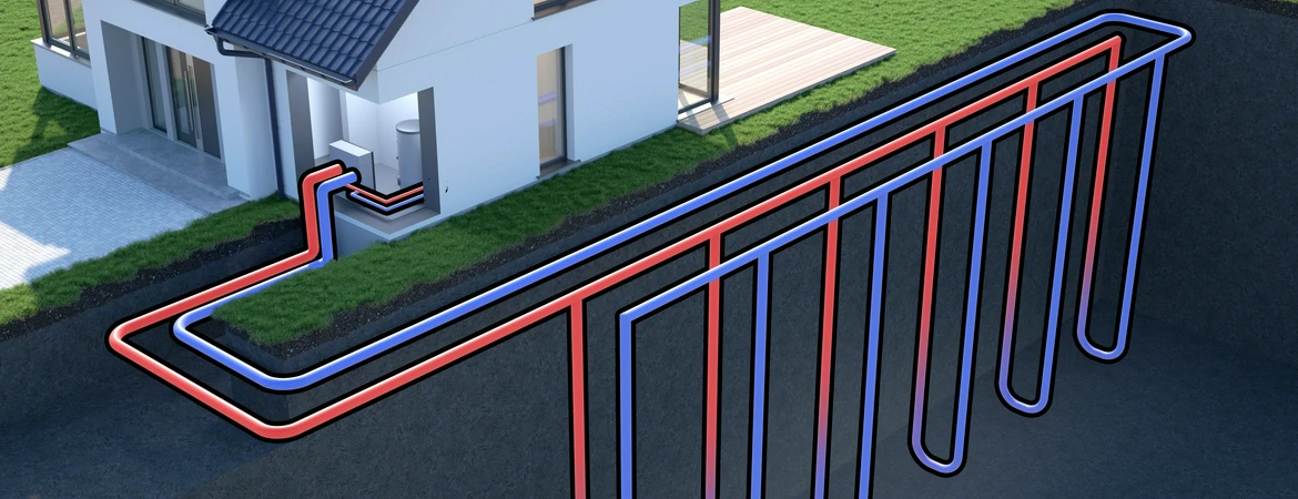 Schemat instalacji podziemnej domu jednorodzinnego